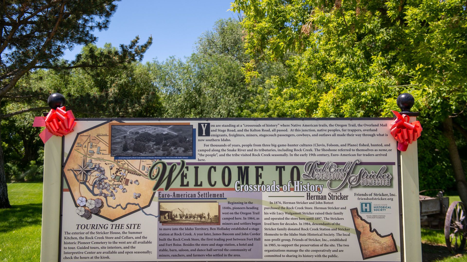 Tour of the Rock Creek Station and Stricker homesite